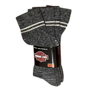 Harley-Davidson Wolverine All Weather Heathered Gray Socks, 2 Pairs, L, NWT